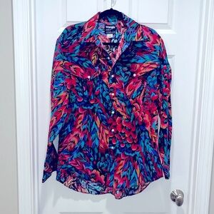 WRANGLER vintage cowboy y2k western feather VTG rodeo roper pearl snap buttons